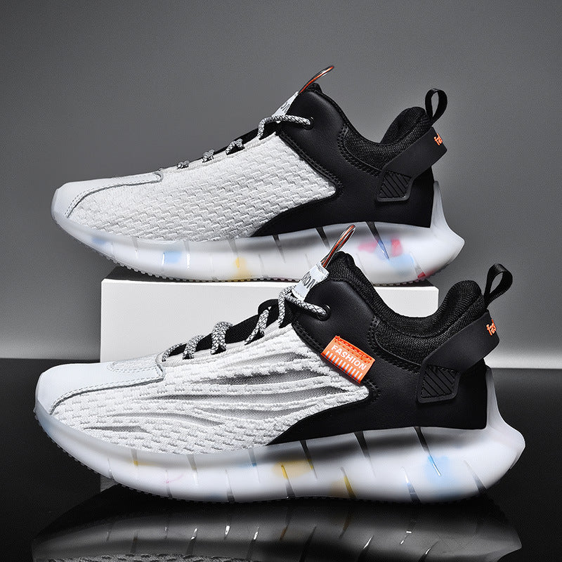 Trendy Breathable Sports Shoes: Lightweight Running Sneakers with Popcorn Design