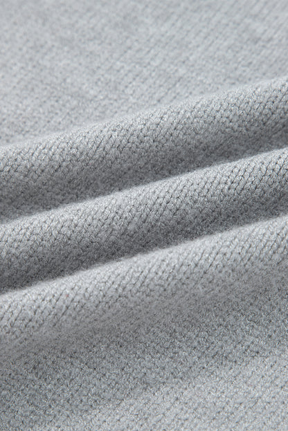 Light Grey See You Cowboy Embroidered Western Graphic Sweater