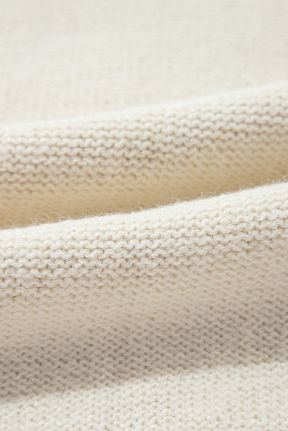 Pullover mit überschnittener Schulter und aufgesetzter Tasche in Colorblock-Optik in Gold Flame