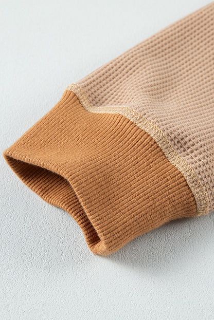 Rauchgraues, lockeres Thermo-Sweatshirt