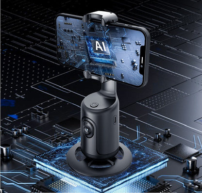 AI Smart Gimbal: 360° Auto Face Tracking Phone Holder