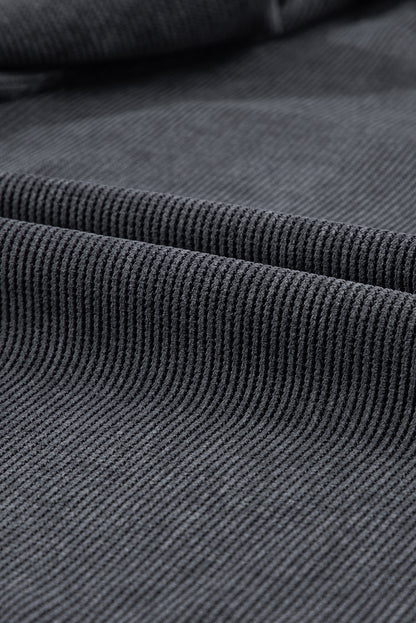 Graues XOXO-Sweatshirt mit Rundhalsausschnitt und Pailletten
