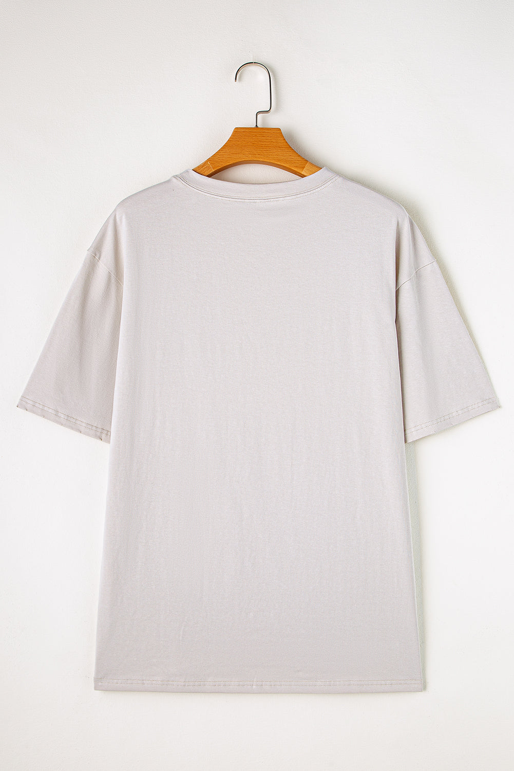 Graues Vintage-T-Shirt mit Rock &amp; Roll-Grafik