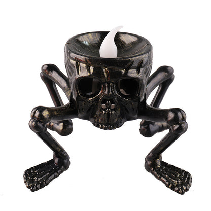 Halloween Totenkopf Manuelle Lichtatmosphäre Layout Requisiten