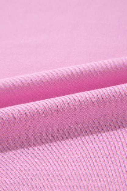 Bonbon – Sweatshirt mit Rundhalsausschnitt und sichtbaren Seitenschlitzen in Farbblock-Optik