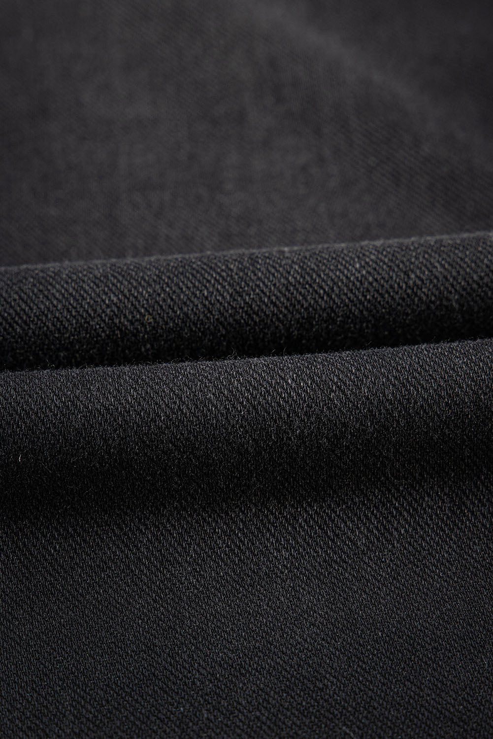 Schwarze, dehnbare Jeggings mit gewölbter Taille und schmaler Passform