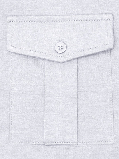 Men's Lapel Polo Solid Color Long Sleeve Polo Shirt