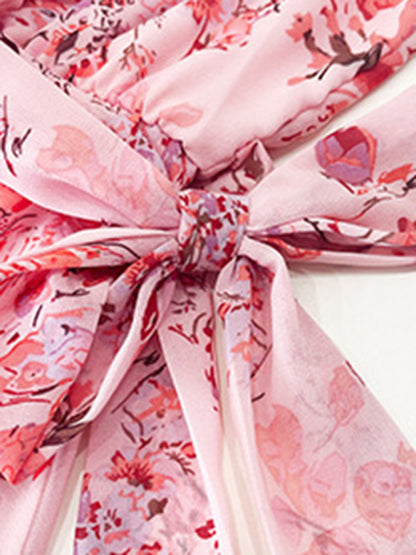 Elegantes bedrucktes Trägerkleid für Damen 