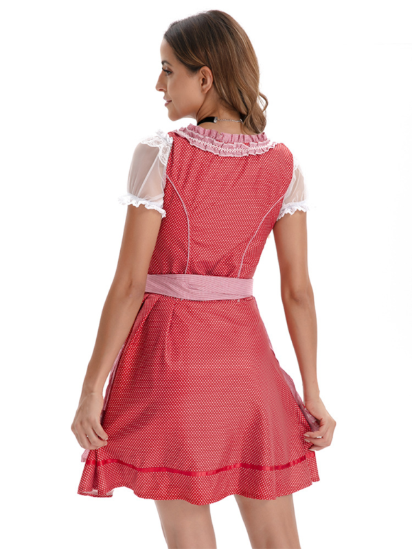 Neues deutsches Oktoberfest-Kostüm für Erwachsene und Damen, Festival-Partykleid 